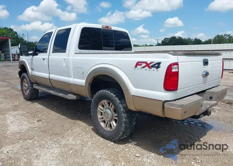 2013 Ford F-250 Lariat from USA, damaged, VIN 1FT7W2BT9DEB12157